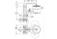 Sprchový systém Grohe Tempesta Cosmopolitan System 250, na stěnu, baterie termostatická, 2 výstupy vody, chrom