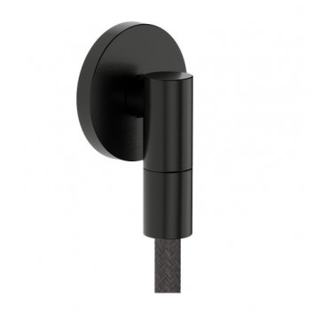 Přípojka hadice Hansgrohe FixFit S s rukojetí - bronz kartáčovaný