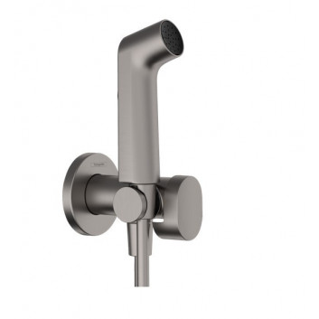 Ruční sprcha Hansgrohe Bidette 1jet S EcoSmart se směšovačem, držákem a hadicí sprchovým 125 cm - zlatá optyczny leštený