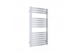 Radiátor Terma Dexter 86x40 cm, připojení SX - barva Silver Matt