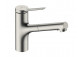 Dřezová baterie Hansgrohe Metris Select M71, páková 320, 1jet - ušlechtilá ocel finish