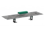 Lineární odtok Hansgrohe RainDrain Match, 70 cm, s rámem o regulowanej wysokości - chrom