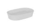 Umyvadlo na postavení na desku Ideal Standard Ipalyss oválný z cienkimi ściankami 60x38cm - bílá