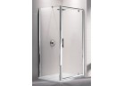 Dveře otočné Novellini Lunes G 96-102 cm, stříbrný profil, čiré sklo