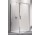 Dveře otočné Novellini Lunes G 90-96 cm, stříbrný profil, čiré sklo