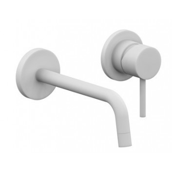 Umyvadlová baterie podomítková, zintegrowana, Paffoni Rubinetterie Light - Broušená ocel