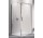 Dveře otočné Novellini Lunes G 84-90 cm, profil chrom, čiré sklo