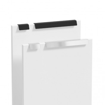 Madlo Defra Twig, dwupunktowy, šířka 23,6 cm, do samodzielnego montażu na meblu - chrom lesklá