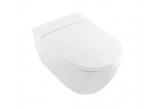 Toaleta myjąca Villeroy & Boch ViClean I100, oválný, 38,5x59,5cm, bez splachovacího okruhu, CeramicPlus, Weiss Alpin