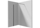 Sprchová zástěna Deante Prozma walk-in 80x195 cm - sklo transparentní, profil broušená ocel