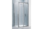 Dveře skládací Novellini Lunes B 66-72 cm, profil chrom, čiré sklo