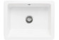 Dřez keramický Deante Sabor, 595x475mm, stawiany, bílý
