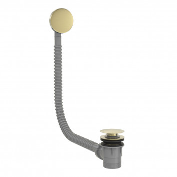 Ventil spustowy Click-Clack do vany z přepadem, TRES COMPL GRIFERIA - Černá bronz