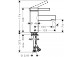 Umyvadlová baterie Hansgrohe Zesis S páková 70 CoolStart s umyvadlovou výpustí Push-Open - chrom