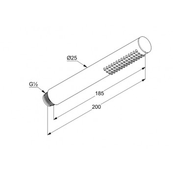 Držák sprchy sprchy Kludi Nova Fonte, 1 funkcyjna, chrom