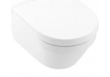 Závěsné wc Villeroy&Boch Architectura, 53x37 cm, odtok tylny, bezkołnierzowa (DirectFlush), z powłokami AntiBac i CeramicPlus - alpská bílá