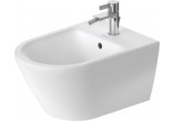 Mísa toaletní závěsná Duravit D-Neo Rimless, 54x37cm, bez rantu spłukującego, připevnění Durafix, 4,5 l, UWL klasa 1, bílá
