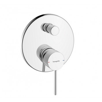 Bidetová baterie Hansgrohe Zesis S páková s umyvadlovou výpustí s táhlem - chrom