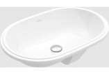 Architectura Umyvadlo pod desku, 570 x 375 x 175 mm, Weiss Alpin CeramicPlus, z přepadem