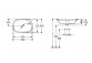 Architectura Umyvadlo pod desku, 570 x 375 x 175 mm, Weiss Alpin CeramicPlus, z přepadem