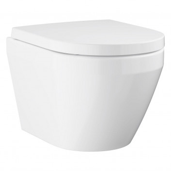 Kompaktowa Mísa WC stojící, Grohe Euro Keramika, alpská bílá