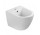 Závěsný bidet Emporia Nox 48,5x36 cm, s otvorem pro baterii, z přepadem - bílý lesklá