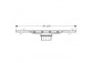 Lineární odtok Geberit CleanLine, L 130cm - černá