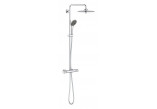 Sprchový systém Grohe Euphoria System 260 s termostatem k montáži na stěnu, s hlavovou sprchou okrągłą 26 cm - phantom black