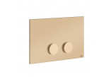 Splachovací tlačítko, Gessi Anello - Warm Bronze Brushed PVD