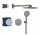 Sprchový set podomítkový Grohe Grohterm SmartControl Rainshower 310 SmartActive - brushed hard graphite