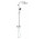 Sprchový systém Grohe Vitalio Joy System 260 z jednouchwytową baterią ścienną - chrom