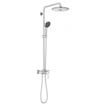 Sprchový systém Grohe Vitalio Joy System 260 s termostatem k montáži na stěnu - chrom