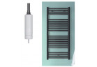 Radiátor elektrický Zehnder Klaro 114,6 x 45 cm z wbudowaną grzałką IHC Control z pravé strány stronie - barva standard RAL 9016 i Core