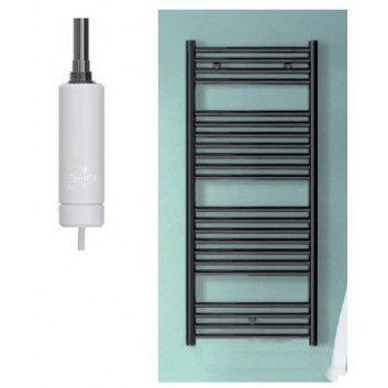 Radiátor elektrický Zehnder Zeno 118,4 x 50 cm z wbudowaną grzałką IHE Easy z pravé strány stronie - barva z palety Zehnder