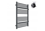 Radiátor elektrický Terma Warp S 111x50 cm z grzałką MOA Bluetoth - barva RAL i speciální barvy