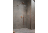 Stěna Walk-In Radaway Modo New Black II 70, 68.5-69.5x200cm, černé, sklo čiré- sanitbuy.pl