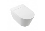 Toaleta myjąca Villeroy & Boch ViClean I100, oválný, 38,5x59,5cm, bez splachovacího okruhu, CeramicPlus, Weiss Alpin