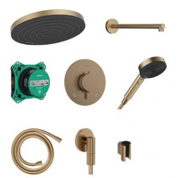 Sprchový systém Hansgrohe Pulsify S 260 1jet s baterií termostatickou Ecostat Comfort S i iBox universal 2, podomítkový, chrom