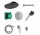 Sprchový systém Hansgrohe Pulsify S 260 1jet s baterií termostatickou Ecostat Comfort S i iBox universal 2, podomítkový, černá kartáčovaný chrom