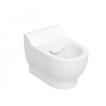 Stojící mísa WC pro děti ,s hlubokým splachováním, Geberit Bambini, Rimfree, bílá