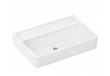 Umyvadlo Hansgrohe Xuniva Q Závěsné umyvadlo Compact 55x37 bez otvoru pro baterii, bez přepadu, SmartClean- bílý