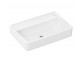 Umyvadlo Hansgrohe Xuniva Q Závěsné umyvadlo Compact 55x37 bez otvoru pro baterii, bez přepadu, SmartClean- bílý