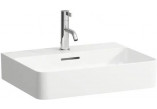 Umyvadlo stěnová LAUFEN VAL 550 x 420 mm SaphirKeramik s otvorem pro baterii bílá