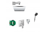 Sprchový set Hansgrohe Vernis Shape 230, podomítkový, 2 výstupy vody, chrom