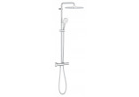 Sprchový systém Grohe Euphoria System 260 s termostatem k montáži na stěnu, s hlavovou sprchou okrągłą 26 cm - phantom black