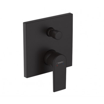Umyvadlová baterie nástěnná Hansgrohe Vernis Shape, podomítková, výtokové rameno 20,5 cm - chrom