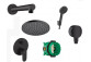 Sprchový set Hansgrohe Zesis S, Activera S 240, podomítkový, 2 výstupy vody, chrom