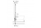 Modul podomítkový Geberit DuofixBasic pro bidet, výška konstrukcji 112 cm, univerzální