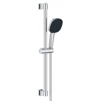 Sprchový set 130 3jet EcoSmart s držákem S Puro 65 cm PushSlider i tekstylnym hadici sprchovým Designflex 160 cm, Hansgrohe Rainfinity - Zlatá Optyczny Leštený