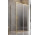 Dveře koutu prysznicowej Radaway Idea Brushed Gold KDJ, pravé, 110cm, posuvné, sklo čiré, profil zlatá szczotkowany